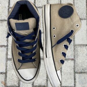 Converse Sneakers Size Beige Blue Size 6.5 Men